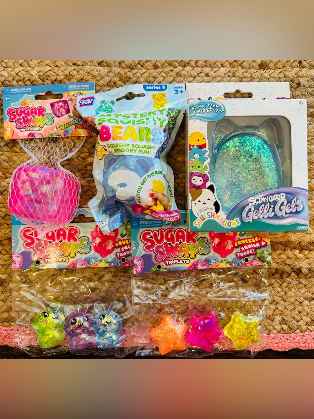 🩷💛🩵 Squishy Grab Bundle 🩵💛🩷